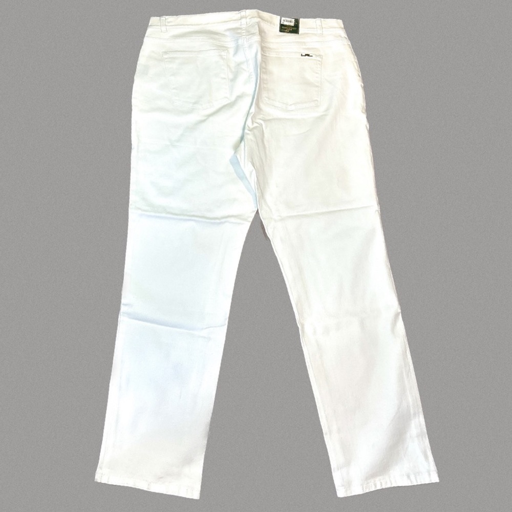 NWT Ralph Lauren White Modern Straight Ankle Jeans - Picture 3 of 4